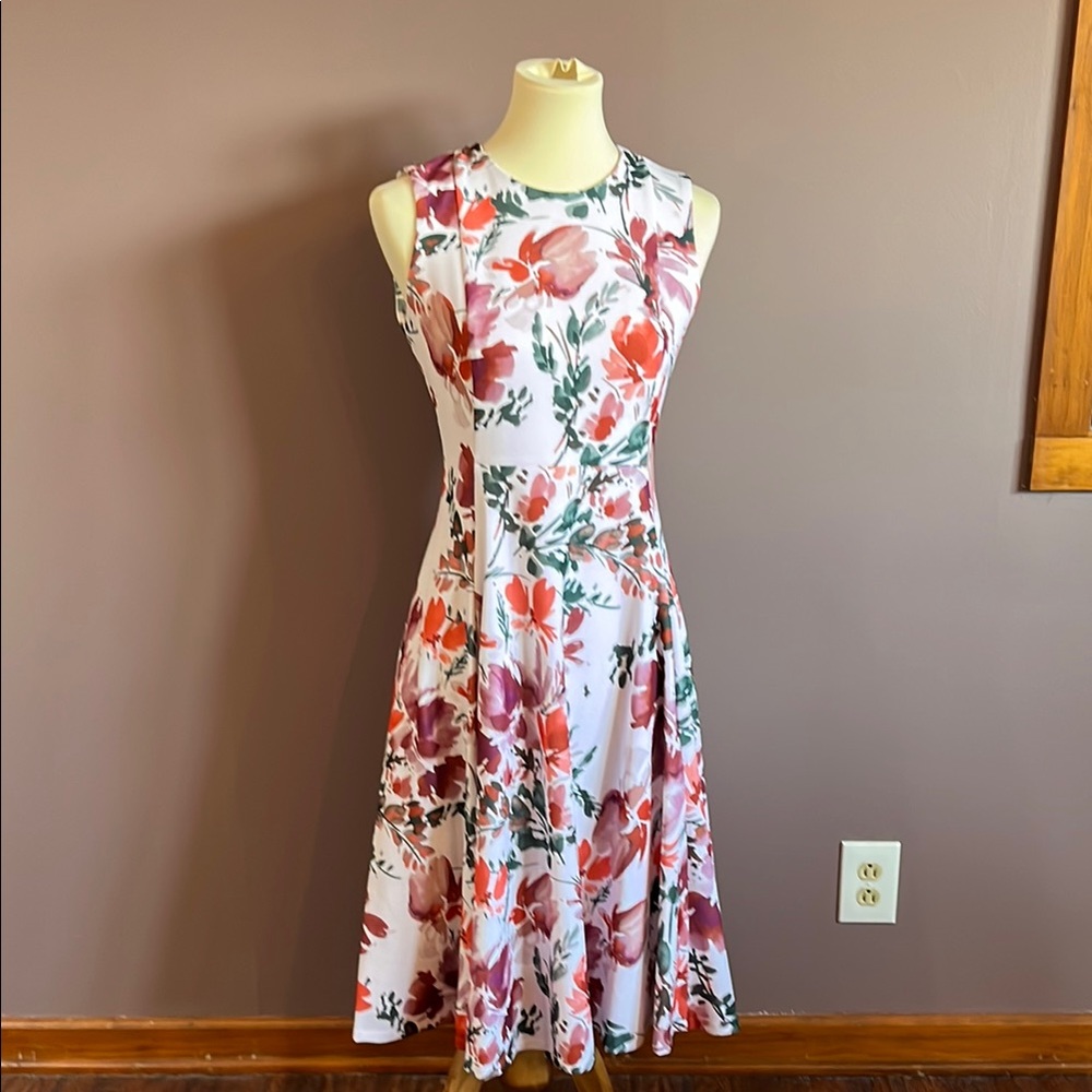 Calvin Klein Floral Dress - Multicolor